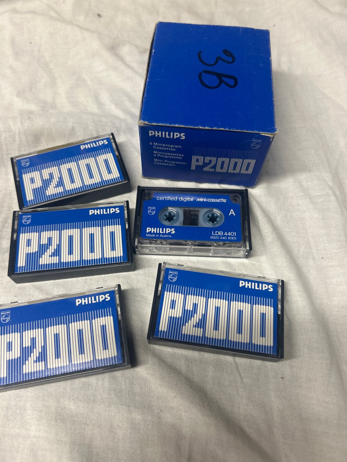Philips P2000 Mini-cassettes - 5 stuks, Computers en Software, Vintage Computers, Ophalen of Verzenden