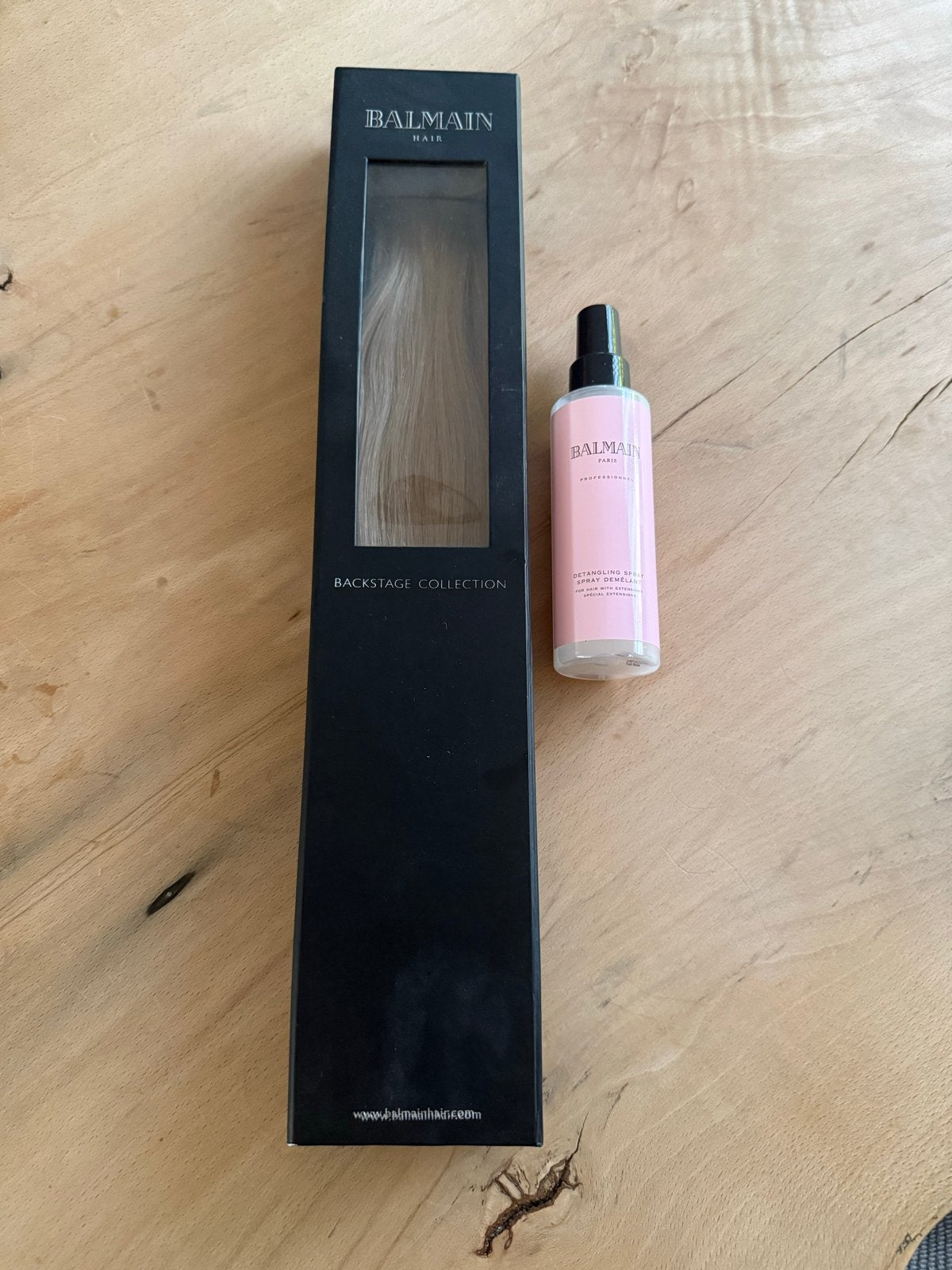 Balmain Backstage Wefts HH60 Echt Haar Blond 40cm + Spray, Ophalen of Verzenden, Nieuw, Pruik of Haarverlenging