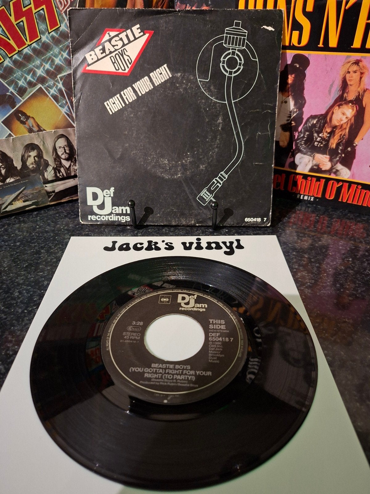 Beastie Boys - fight for you right   1987, 7 inch, Ophalen of Verzenden, Overige typen, Fotohoes