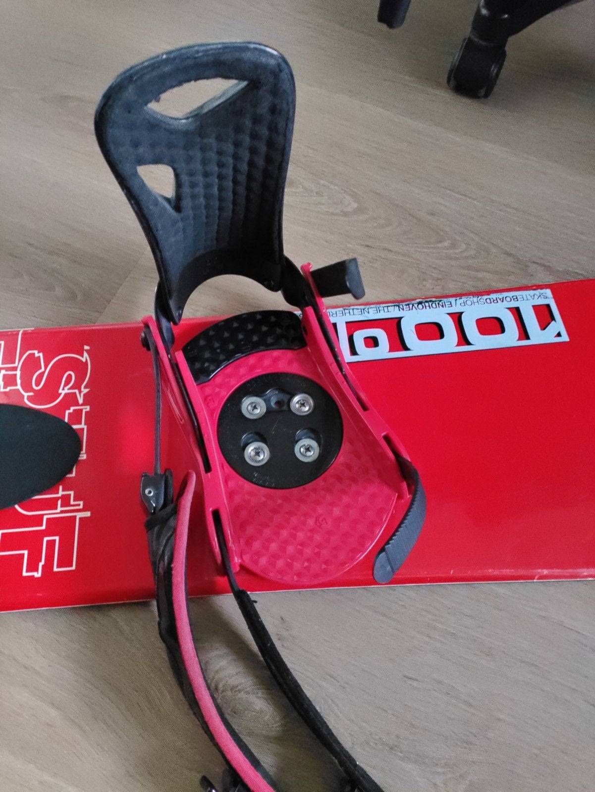 Titel: Snowboardset 138 cm + Burton bindingen + Flow boots m, Ophalen, Gebruikt, Board