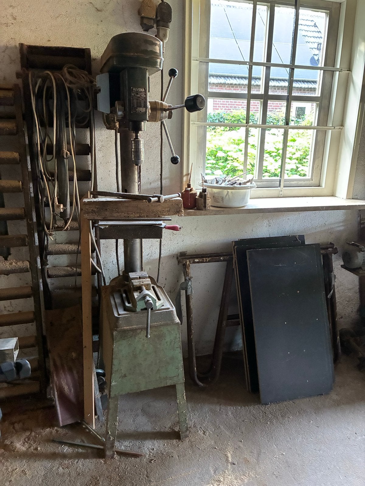 Kolomboormachine - Krachtstroom - Werkt prima, Ophalen, Gebruikt, 600 watt of meer, Kolomboormachine