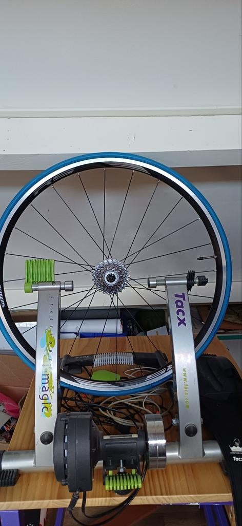 Tacx Cycleforce i-Magic met Shimano RS wiel en trainerband, Ophalen of Verzenden