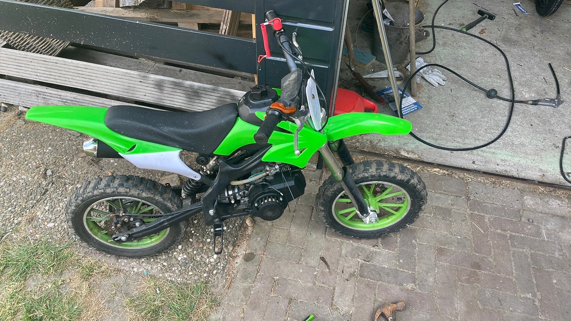 Mini pitbike leuk voor kinderen, Ophalen, Zo goed als nieuw, Pitbike