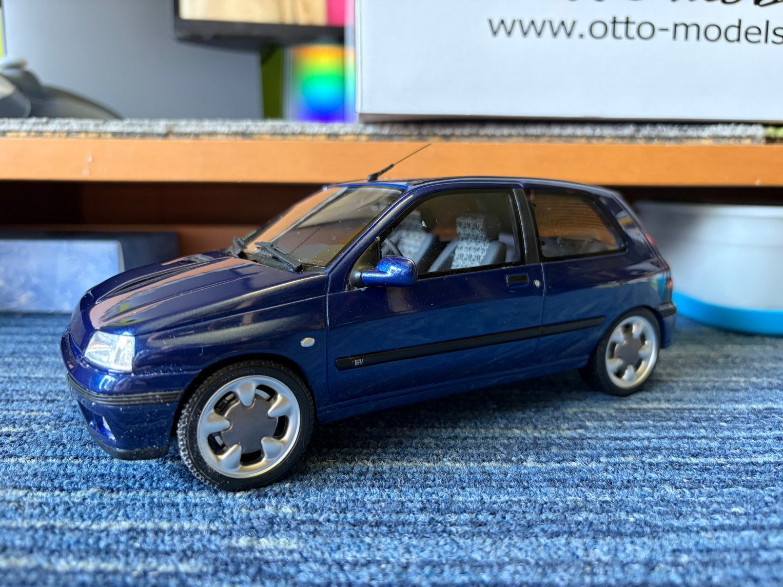 1/18 Renault Clio 16V ottomobile zeldzaam, Ophalen of Verzenden, Gebruikt, Auto, OttOMobile
