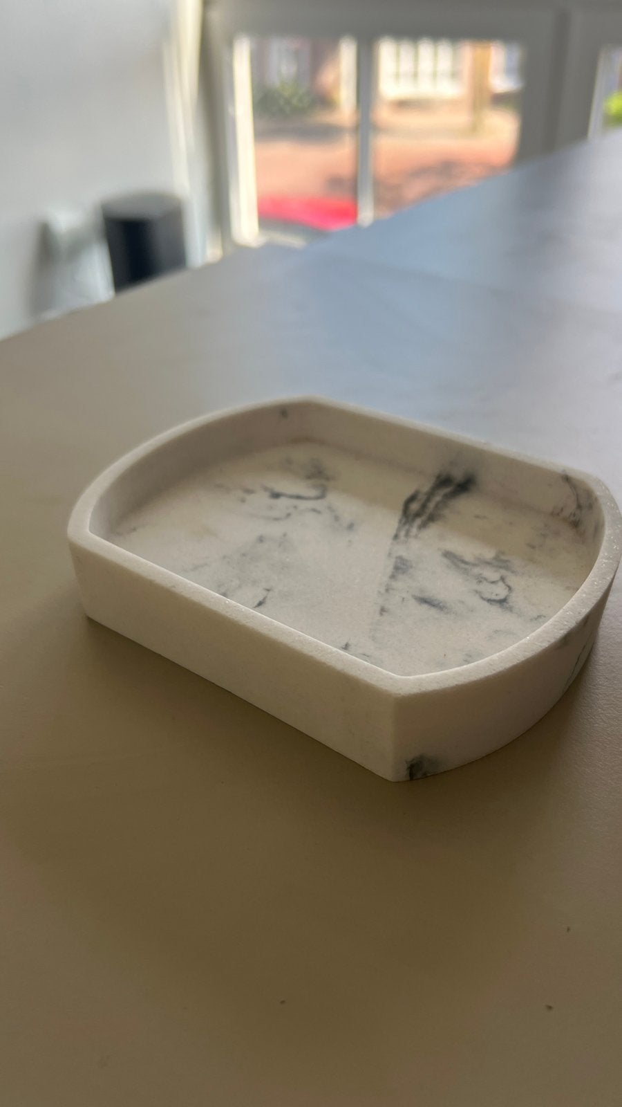 Marmeren zeepbakje - elegant en stijlvol, Ophalen, Nieuw, Modern, Wit
