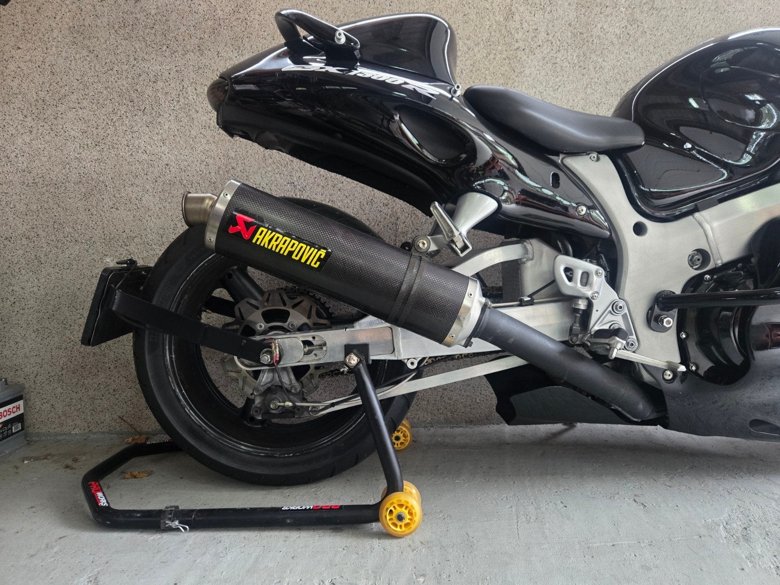 Suzuki Hayabusa achterbrug met extensions 30cm plug and play, Ophalen, Gebruikt