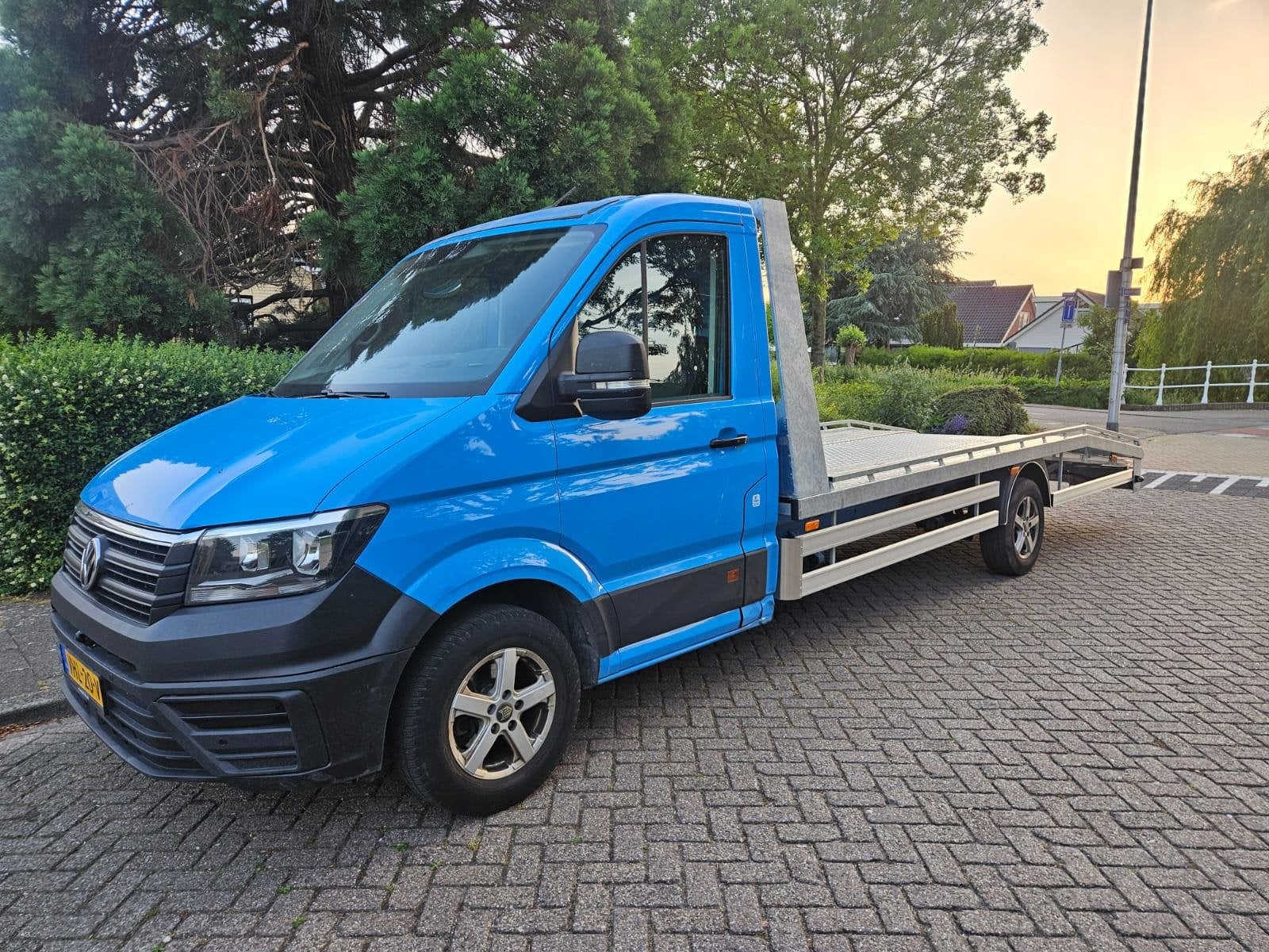 Volkswagen Crafter 2.0 TDI 160 PK Oprijwagen Autotransporter, Auto's, Voorwielaandrijving, Stof, Gebruikt, 4 cilinders