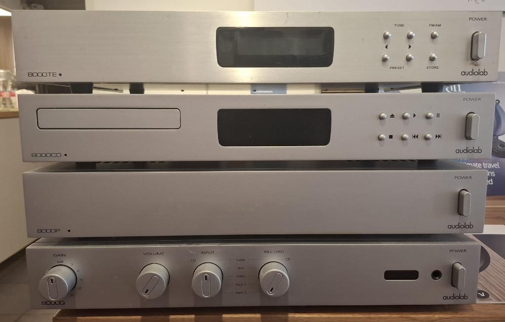 Audiolab 8000 set, Gebruikt, Losse componenten, Tuner of Radio, Ophalen