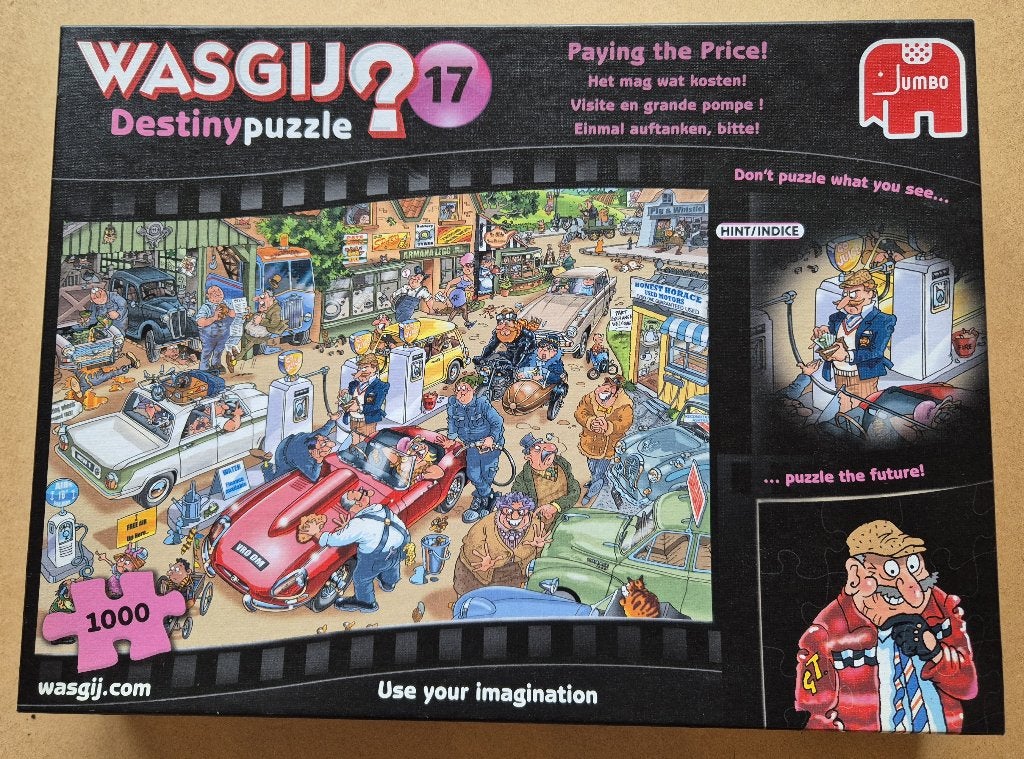Wasgij Destiny 17 - Het mag wat kosten! - 1000 stukjes, Ophalen, 500 t/m 1500 stukjes, Zo goed als nieuw, Legpuzzel