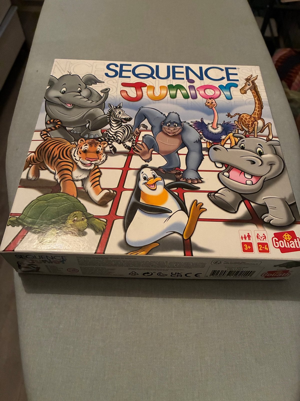 Bordspel Sequence Junior - Leerzaam en Leuk!, Hobby en Vrije tijd, Drie of vier spelers, Ophalen, Zo goed als nieuw
