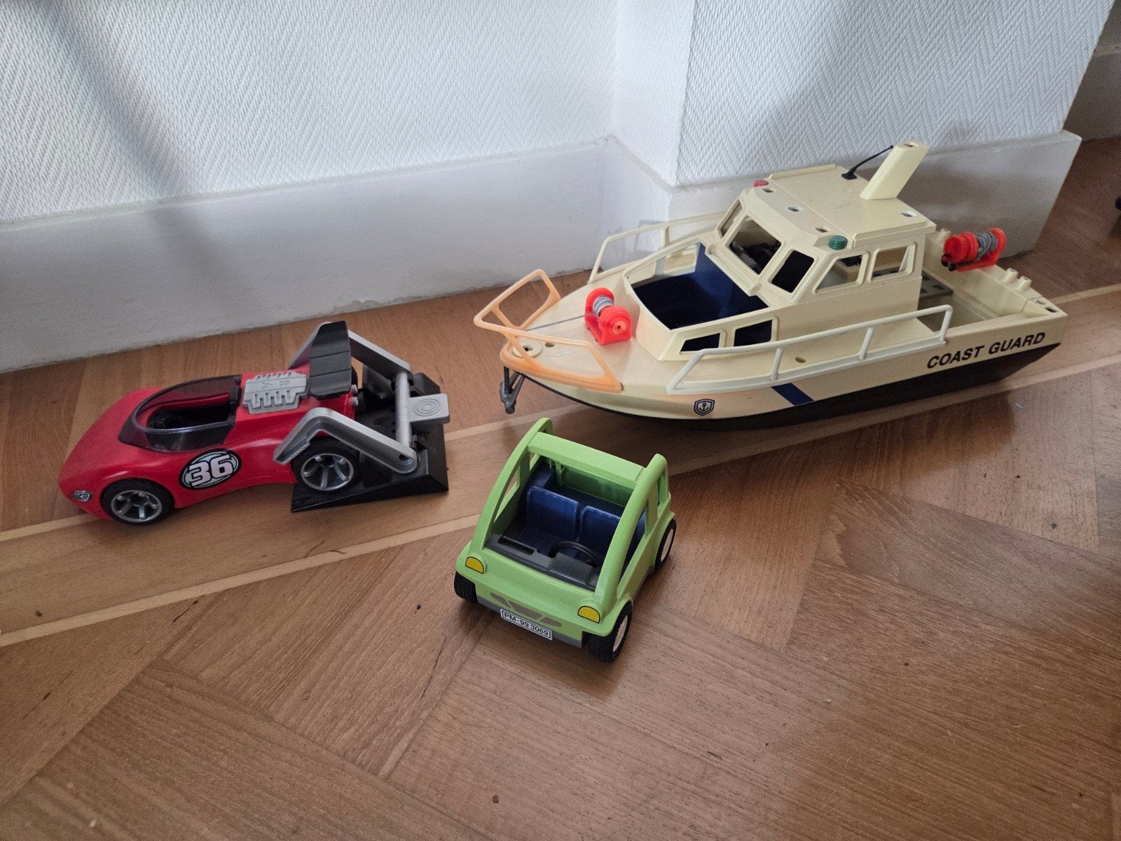 Playmobil Voertuigen en Boot - Gebruikt, Ophalen of Verzenden, Gebruikt, Complete set, Boot/Schip