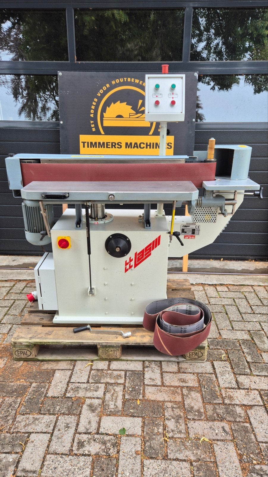 Volpato schuurmachine kantenschuurmachine oscillerend 15cm, Doe-het-zelf en Verbouw, Ophalen of Verzenden, 1200 watt of meer, Bandschuurmachine