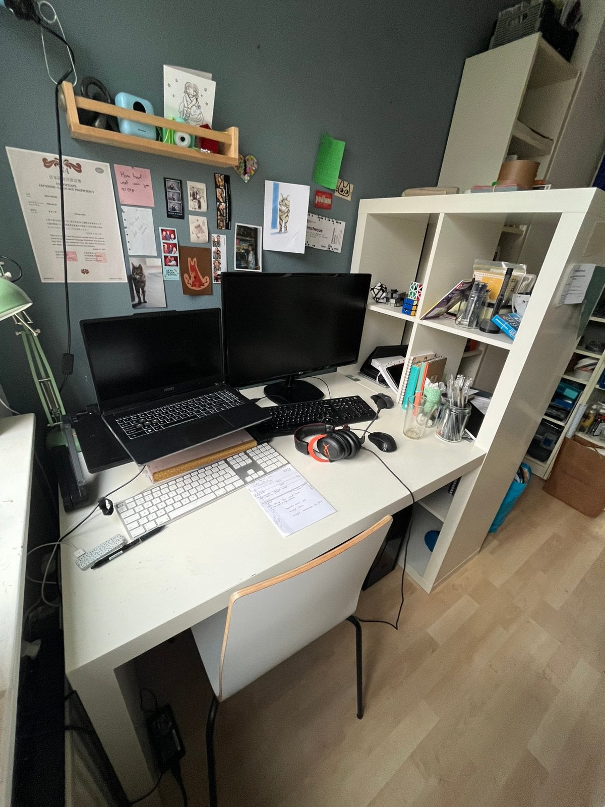 IKEA KALLAX bureau, Ophalen, Gebruikt