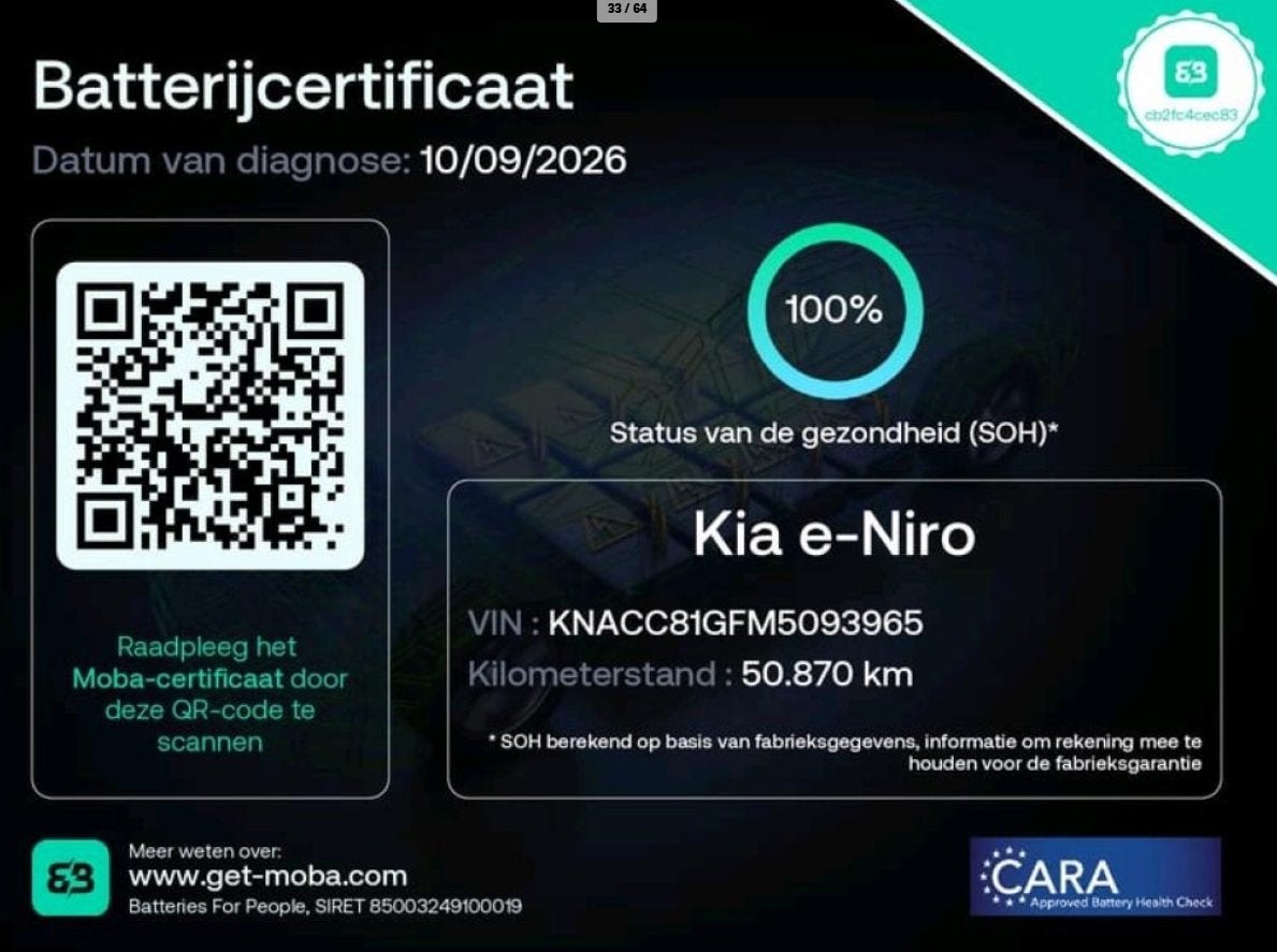 Foto 3 van Kia E-Niro DynamicPlusLine 64 kWh 100% SOH WARMTEPOMP OPEN D