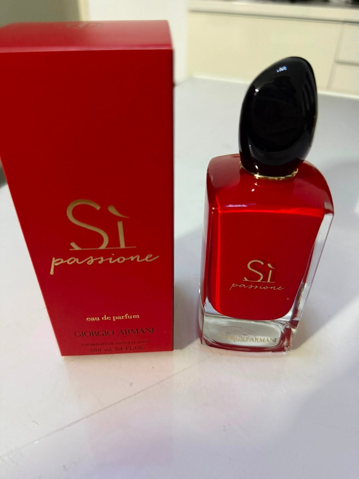 Giorgio Armani Sì Passione Eau de Parfum 100 ml, Ophalen of Verzenden, Nieuw