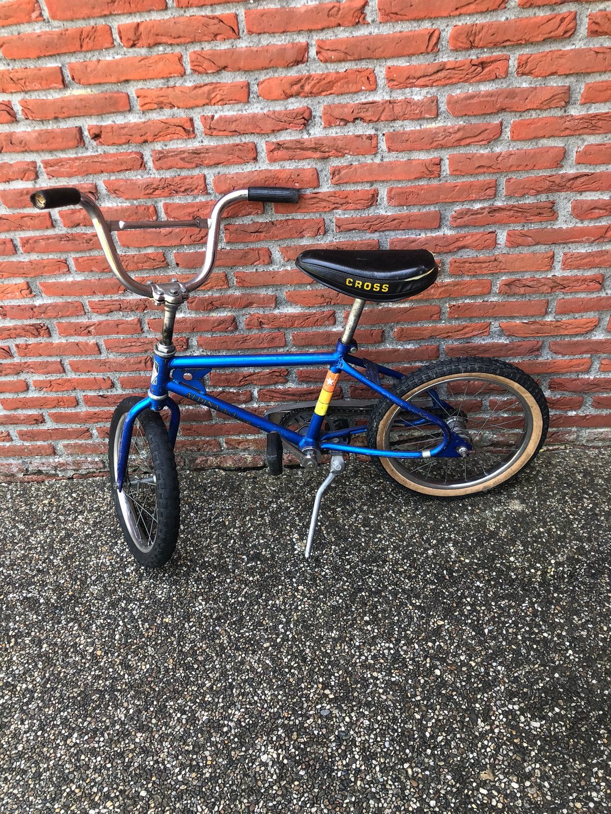 Blauw cross fietsje, Fietsen en Brommers, Ophalen, Gebruikt