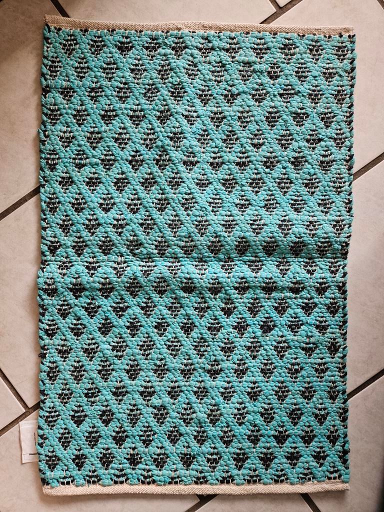 3 Nieuwe blauwe vloerkleden, Huis en Inrichting, Stoffering | Tapijten en Kleden, 50 tot 100 cm, Blauw, Nieuw, Rechthoekig
