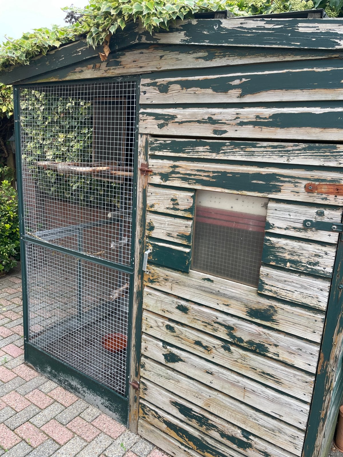 Papegaaien of parkieten kooi (teab), Dieren en Toebehoren, Ophalen, Zo goed als nieuw, Metaal, Vogelkooi