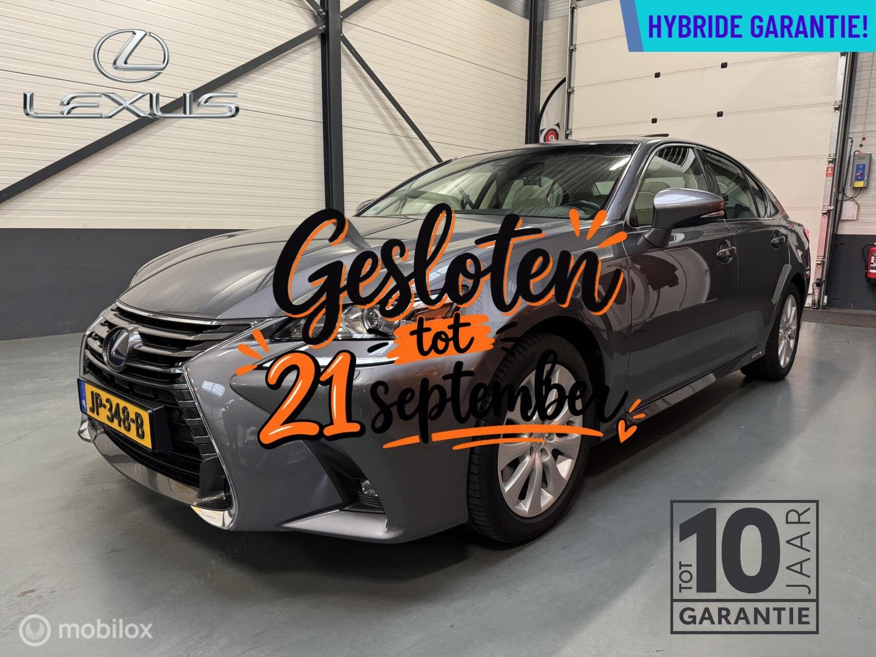 Lexus GS 300h Luxury Line Leer|Schuifdak|NL-Auto!, Automaat, Achterwielaandrijving, 23 km/l, Bedrijf