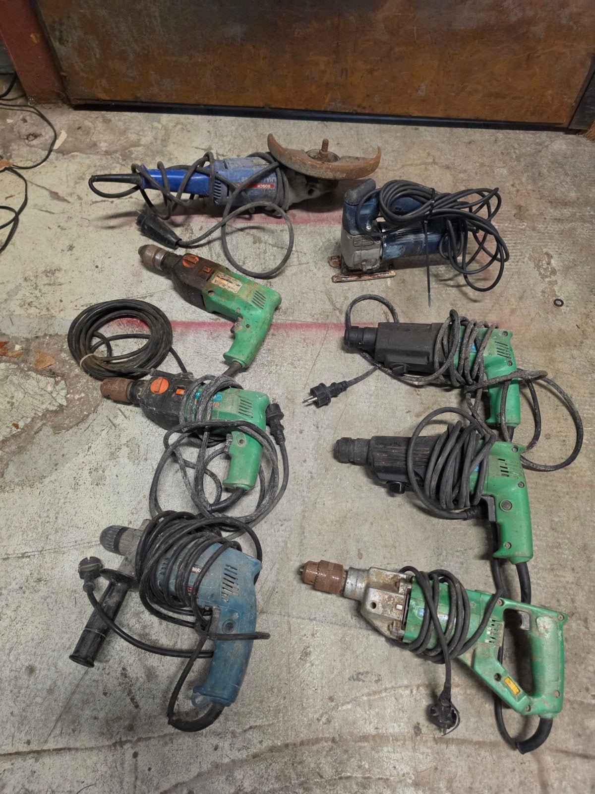 partij elektrisch gereedschap, Ophalen of Verzenden, Gebruikt