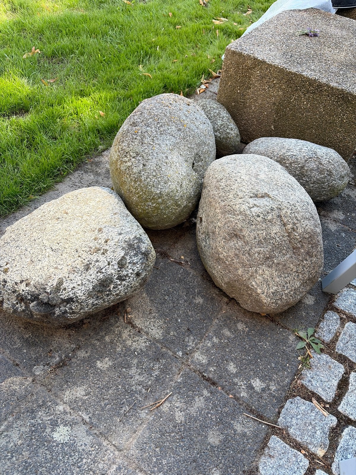Decoratieve zwerfkeien voor tuin of landschap, Ophalen, Gebruikt, Overige typen
