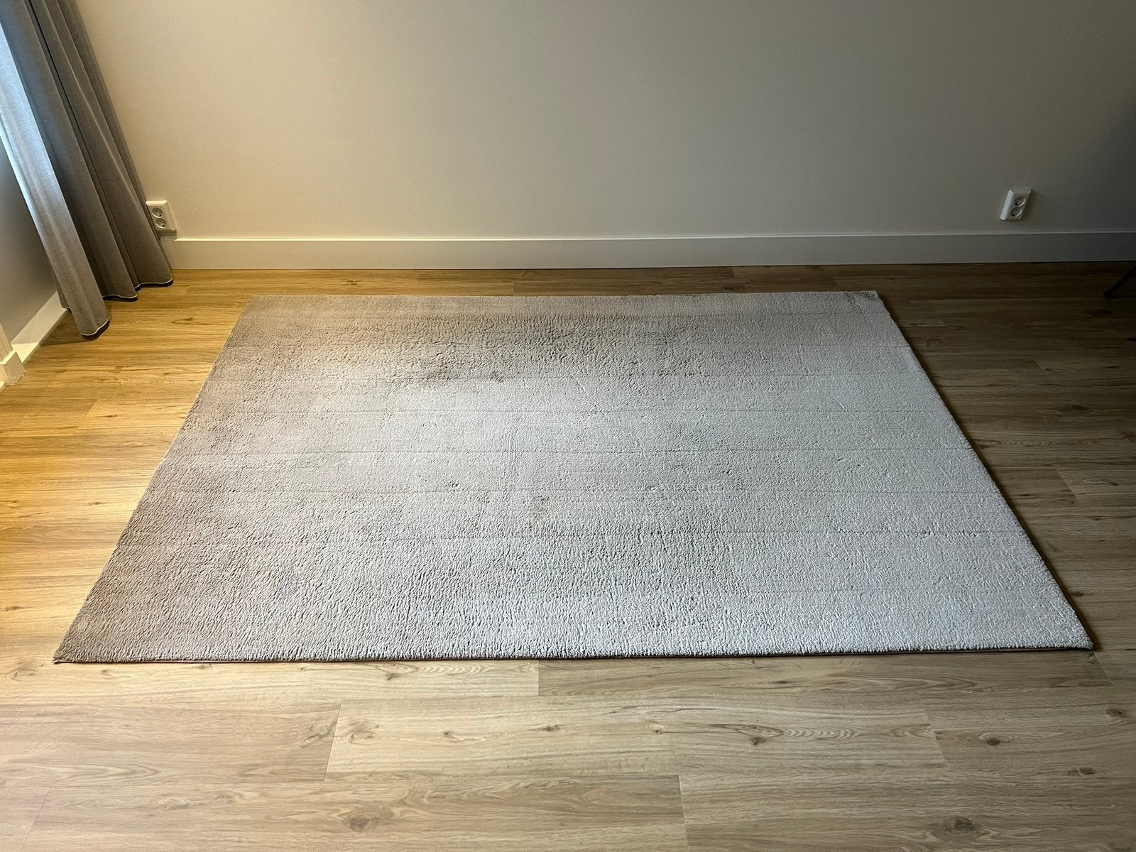 Velours laagpolig vloerkleed, Ophalen, Gebruikt, Beige, 150 tot 200 cm