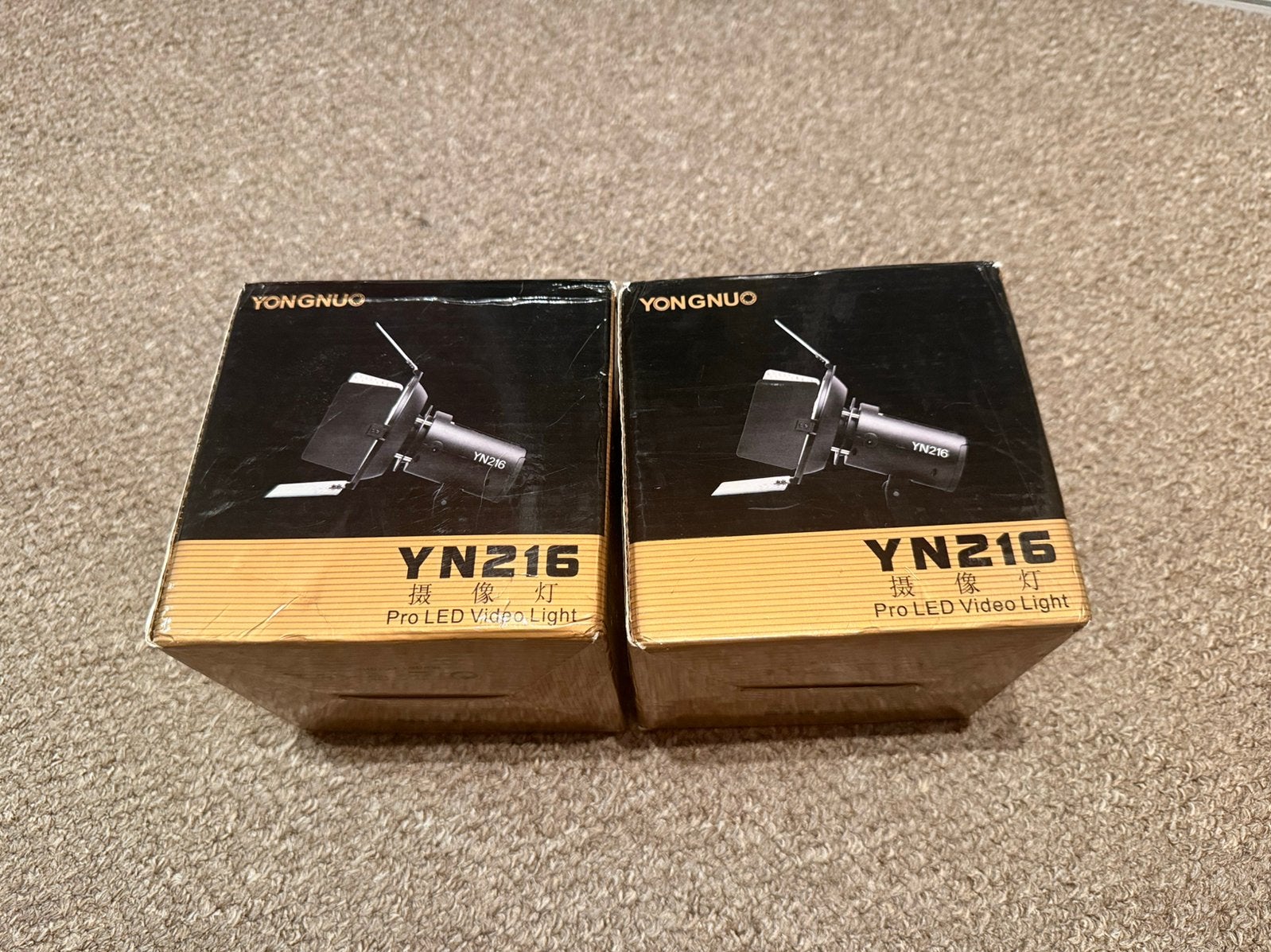 Yungnuo YN216 - Bicolour Video lampen - 2 stuks, Ophalen of Verzenden, Zo goed als nieuw, Video
