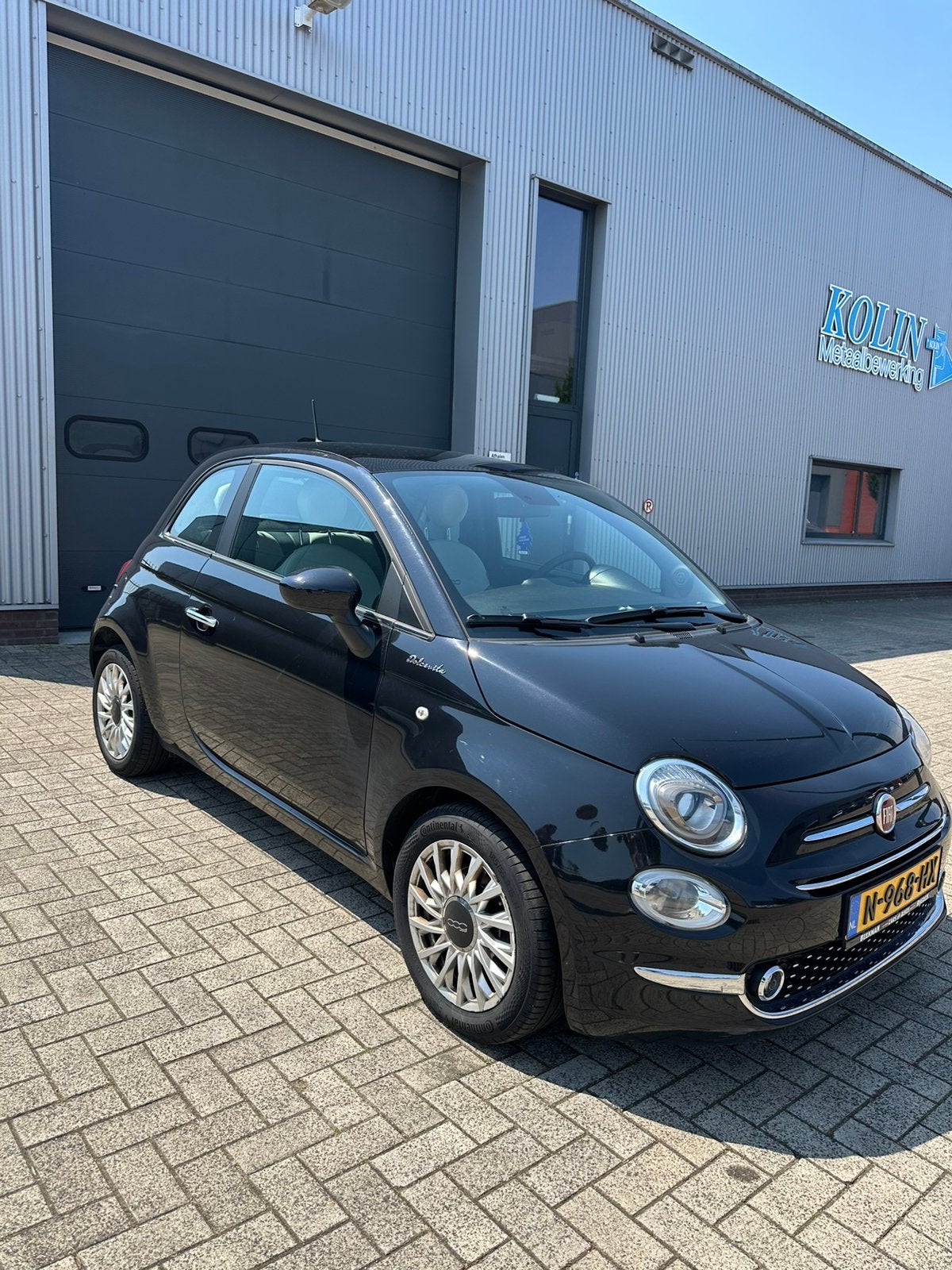 Fiat 500 1.0 Hybrid | Apple CarPlay | APK t/m 30-09-2027, Auto's, 40 €/maand, 4 stoelen, Zwart, Handgeschakeld