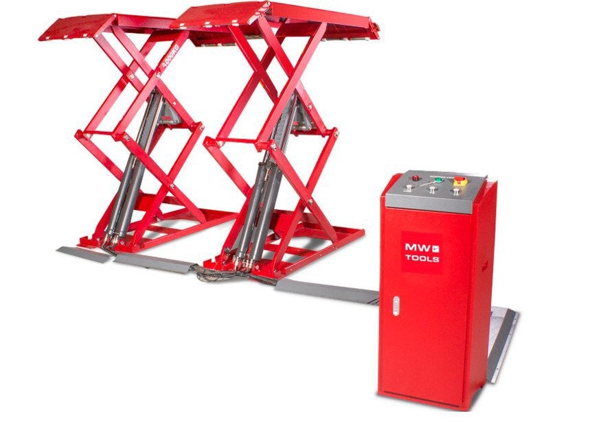 Schaarhefbrug 4 t 1950mm 3x400V MW Tools / Nieuw, Ophalen, Nieuw