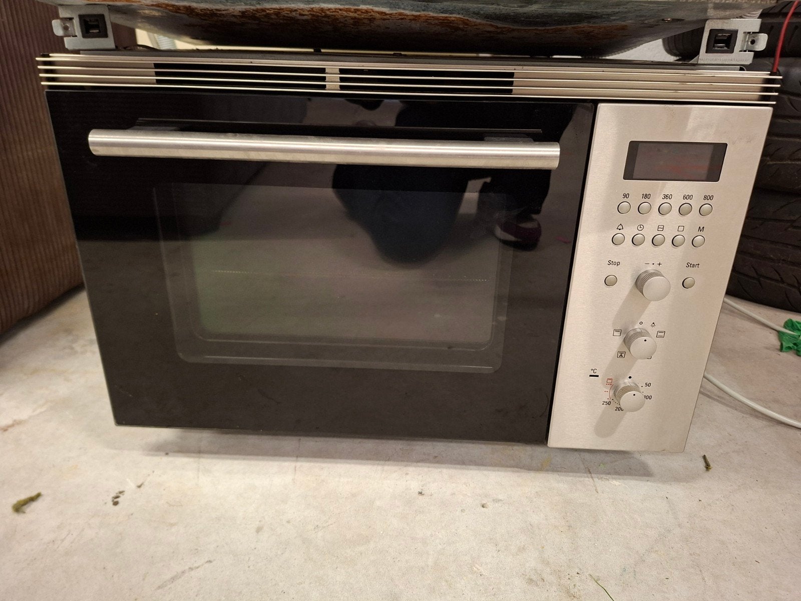 Inbouw combi-oven met magnetronfunctie, Witgoed en Apparatuur, Ovens, Ophalen, Minder dan 45 cm, Combi-oven, Inbouw