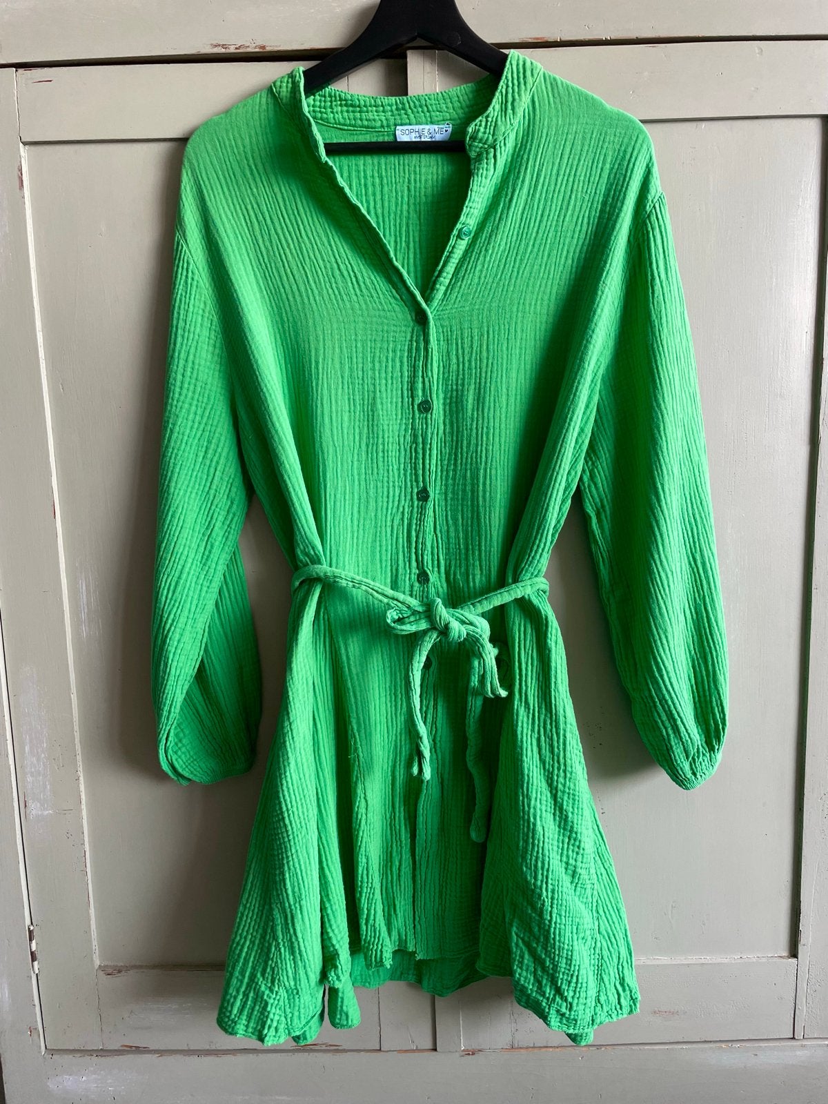 Mousseline jurk Sophie & Me Amsterdam, Kleding | Dames, Jurken, Maat 38/40 (M), Verzenden, Zo goed als nieuw, Boven de knie