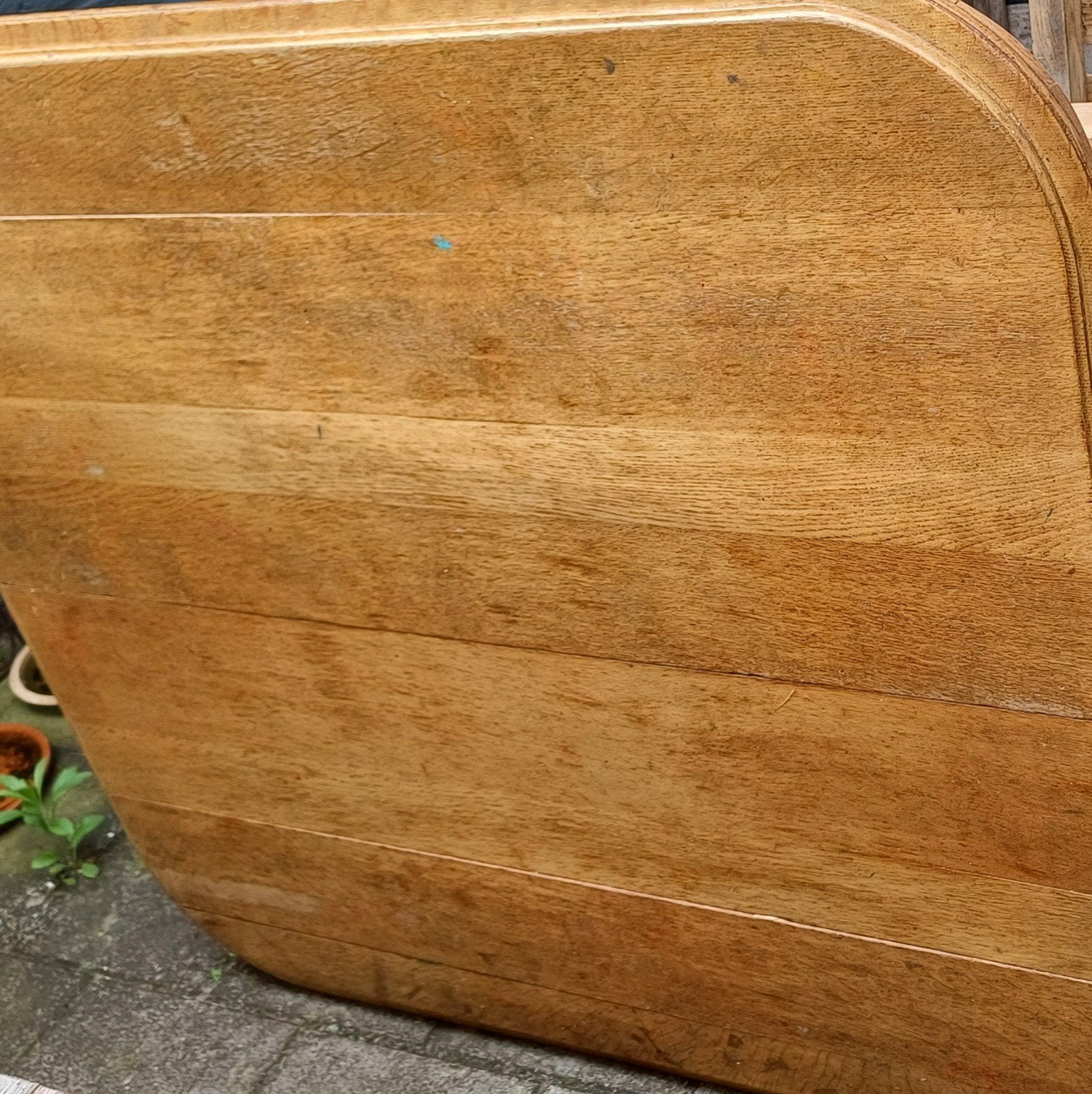 Massief eiken tafelblad GRATIS! Met of zonder onderstel., Ophalen