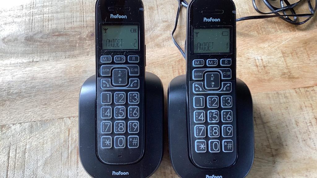 Profoon telefoon PDX-2808 DUO, Telecommunicatie, Vaste telefoons | Handsets en Draadloos, Ophalen of Verzenden, Zo goed als nieuw