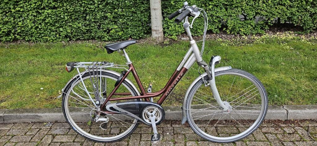 Gazelle Luzern GoldLine Damesfiets, Ophalen, 47 tot 50 cm, Versnellingen, Zo goed als nieuw
