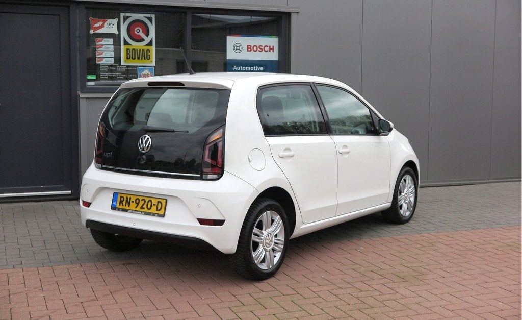 Volkswagen up! 1.0 BMT 44kw 60pk high up! (Facelift) , Cruis, Auto's, Volkswagen, 12 maanden, Stof, Gebruikt, Wit