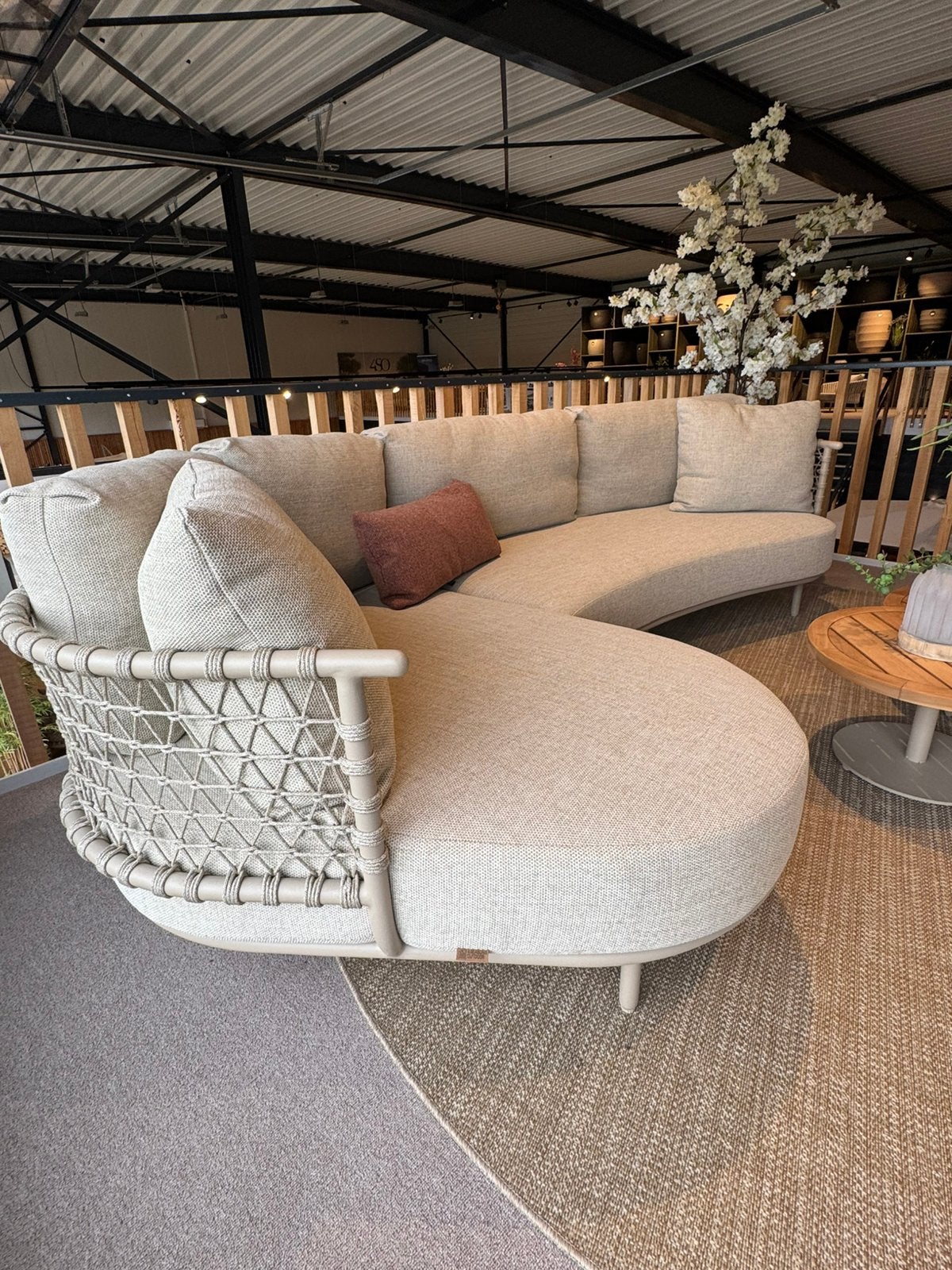 Loungeset sardinia 4 seasons outdoor organische, Ophalen, Bank, Zo goed als nieuw, Loungeset