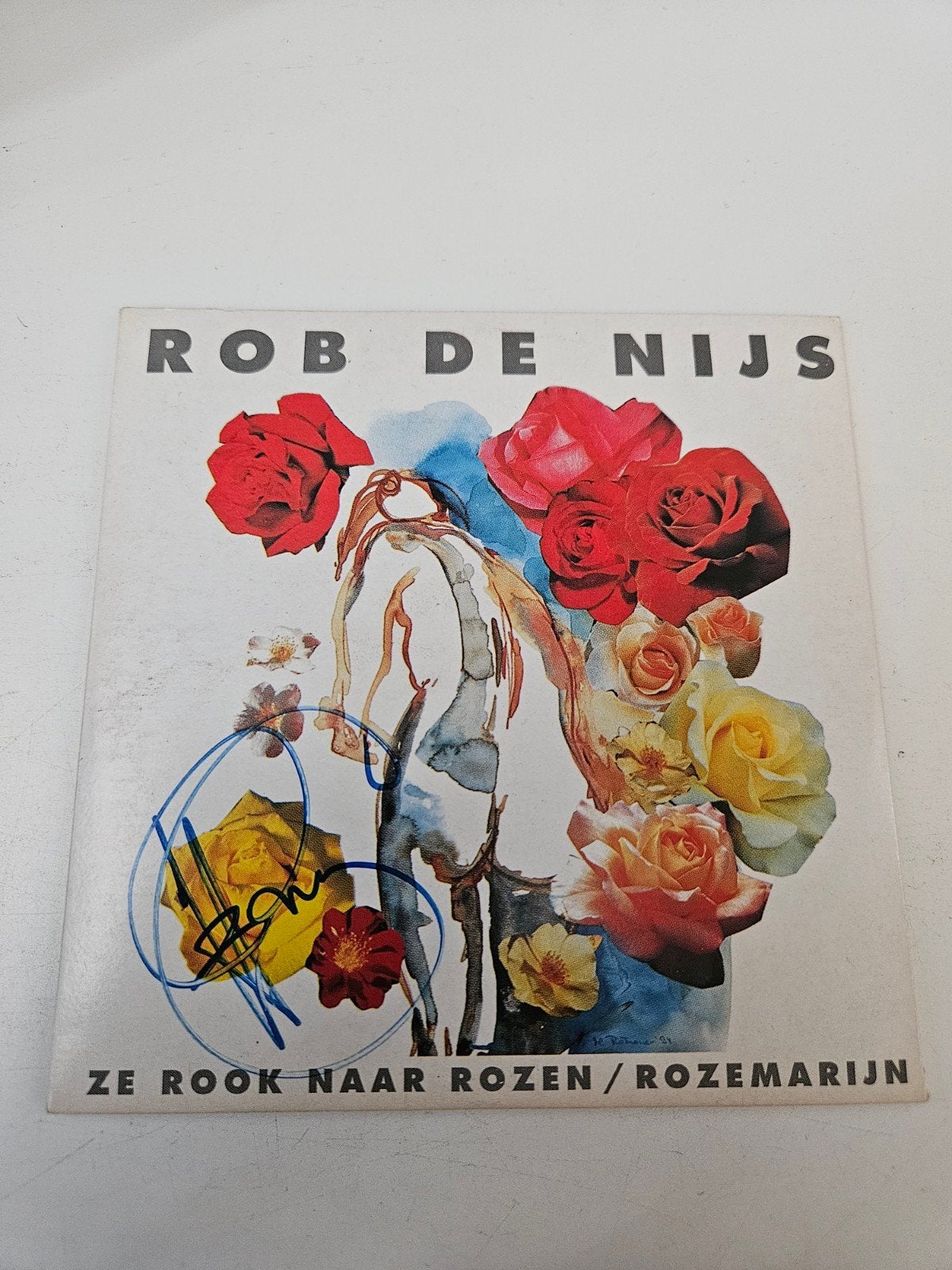 Rob de Nijs - Ze Rook Naar Rozen / Rozemarijn (Gesigneerd), Cd's en Dvd's, 1 single, Ophalen of Verzenden, Gebruikt, Nederlandstalig