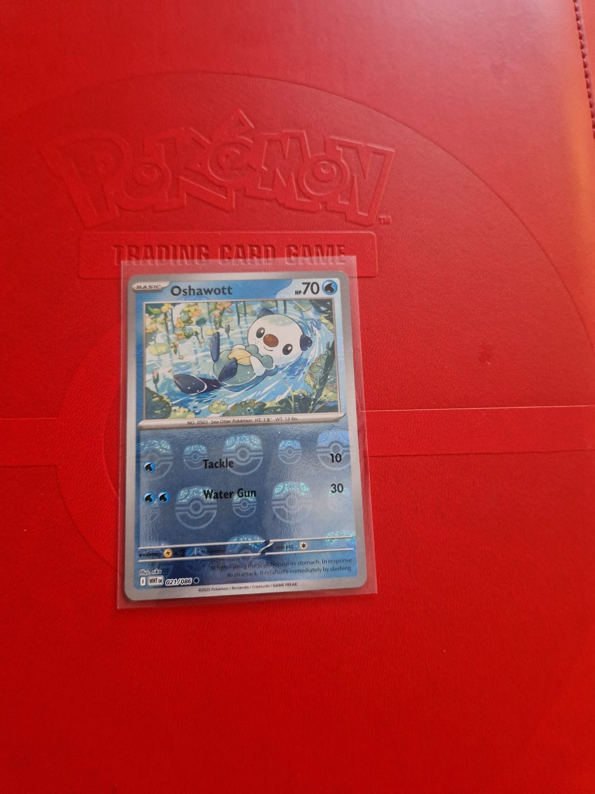 Oshawott masterbal 21 white flare, Ophalen of Verzenden, Zo goed als nieuw