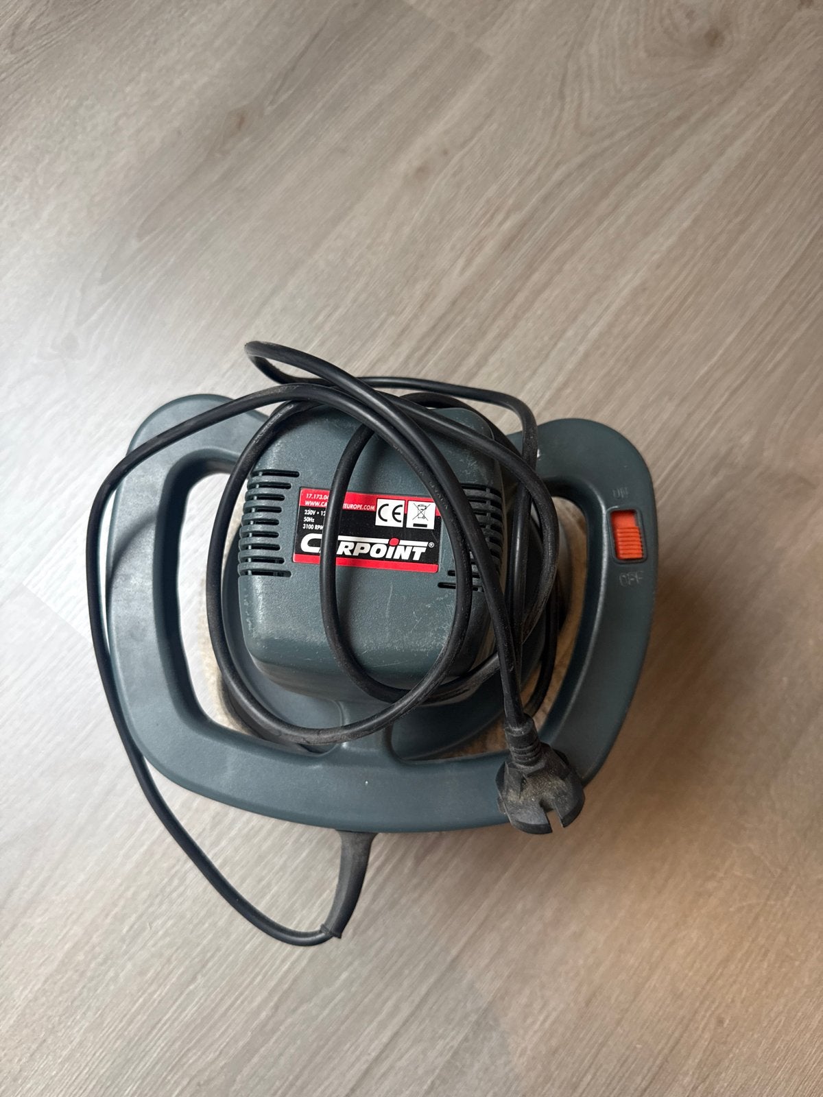 Carpoint Polijstmachine 120W - Gebruikt, Auto diversen, Ophalen, Gebruikt