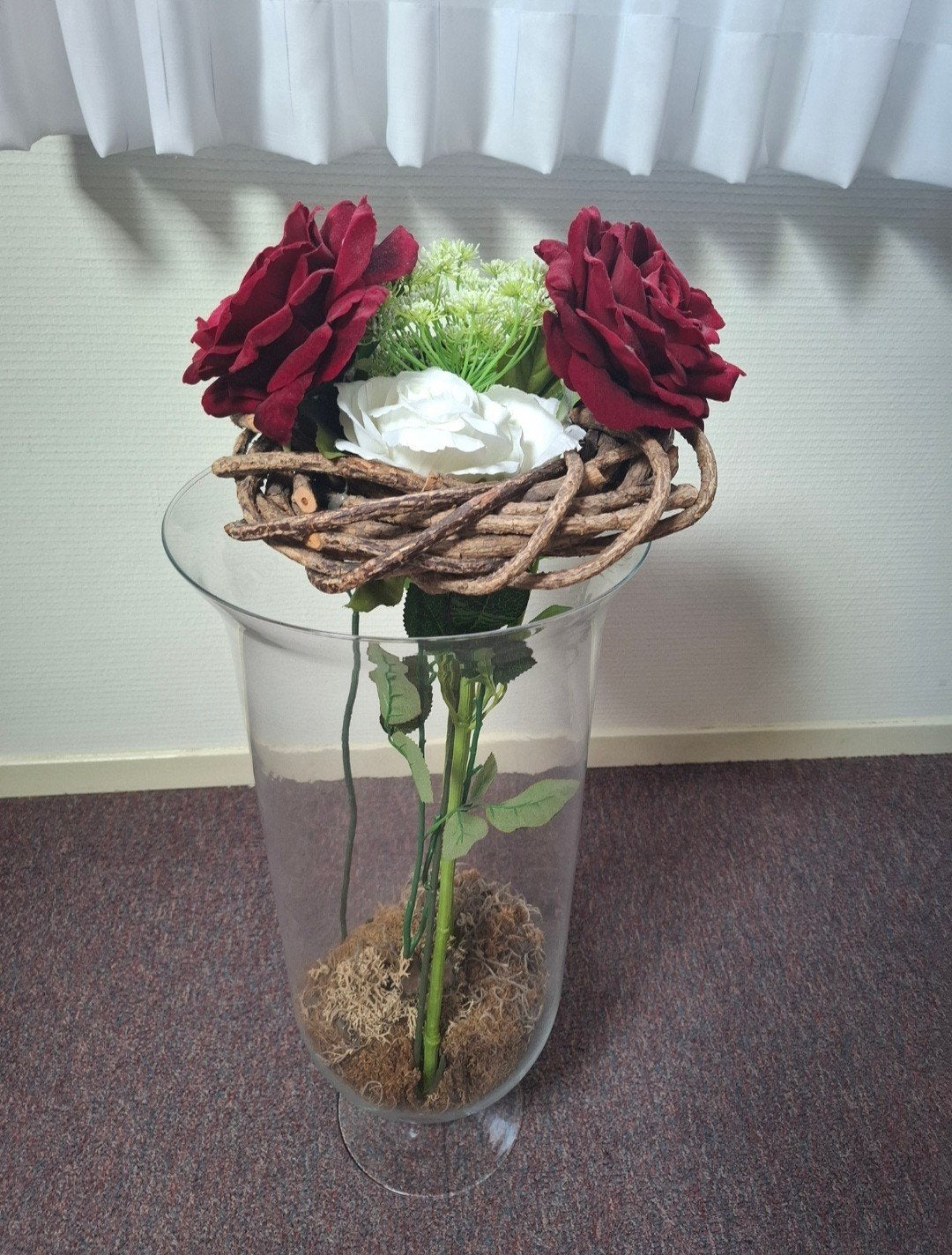 MOOIE HOGE VAAS, Ophalen, Glas