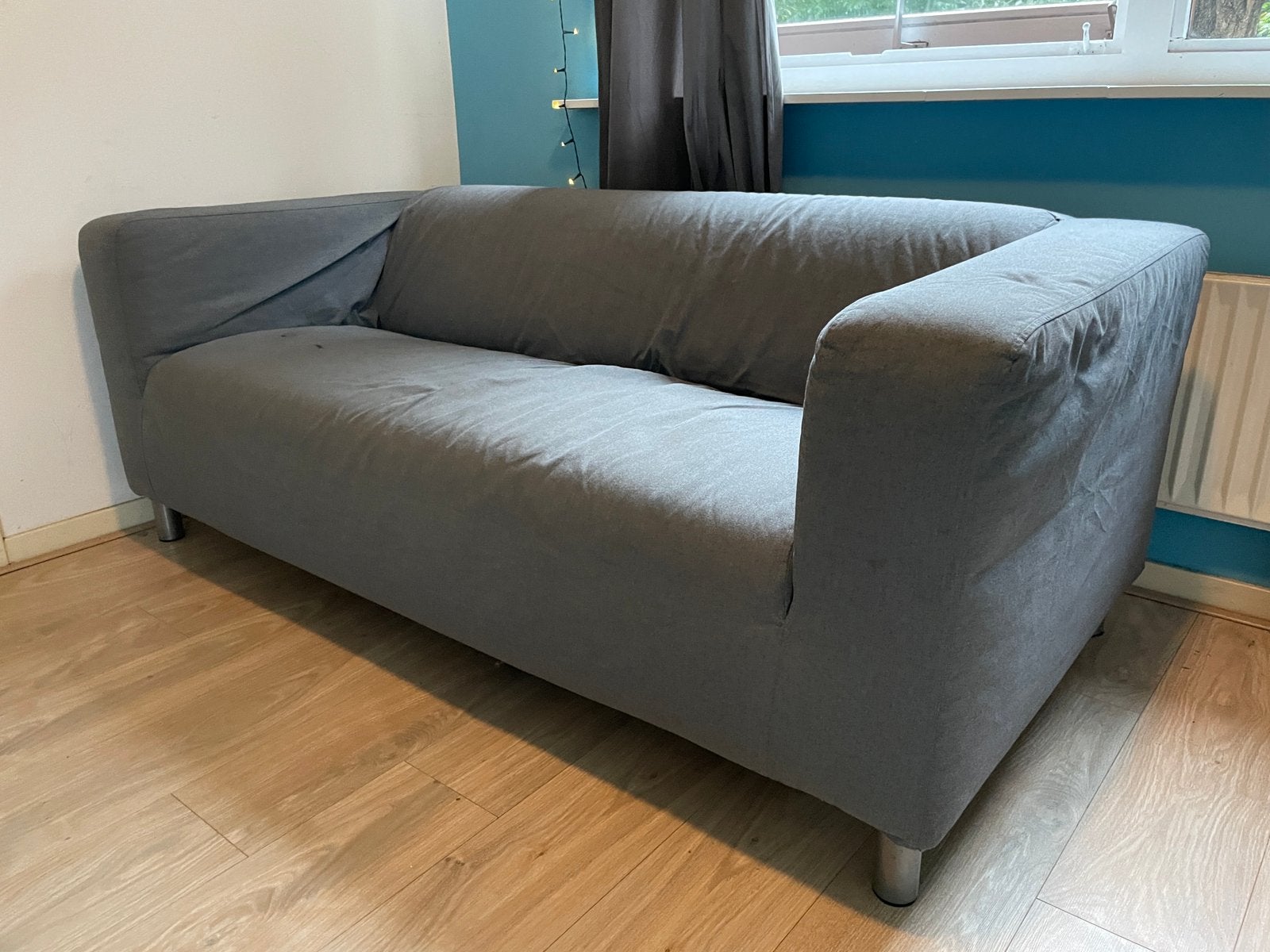 Gratis 2 zitsbank klippan Ikea, Ophalen, Gebruikt, 150 tot 200 cm, Tweepersoons