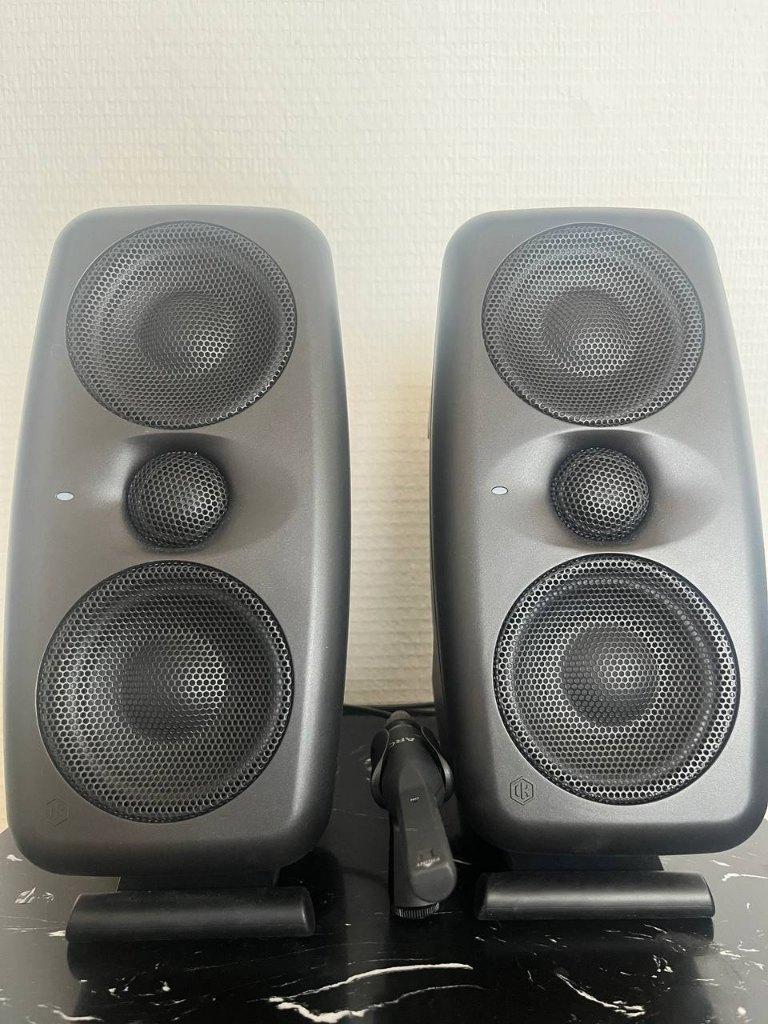 Iloud MTM mkii monitor speakers, Audio, Tv en Foto, Luidsprekers, Ophalen, Zo goed als nieuw, Front, Rear of Stereo speakers, Overige merken