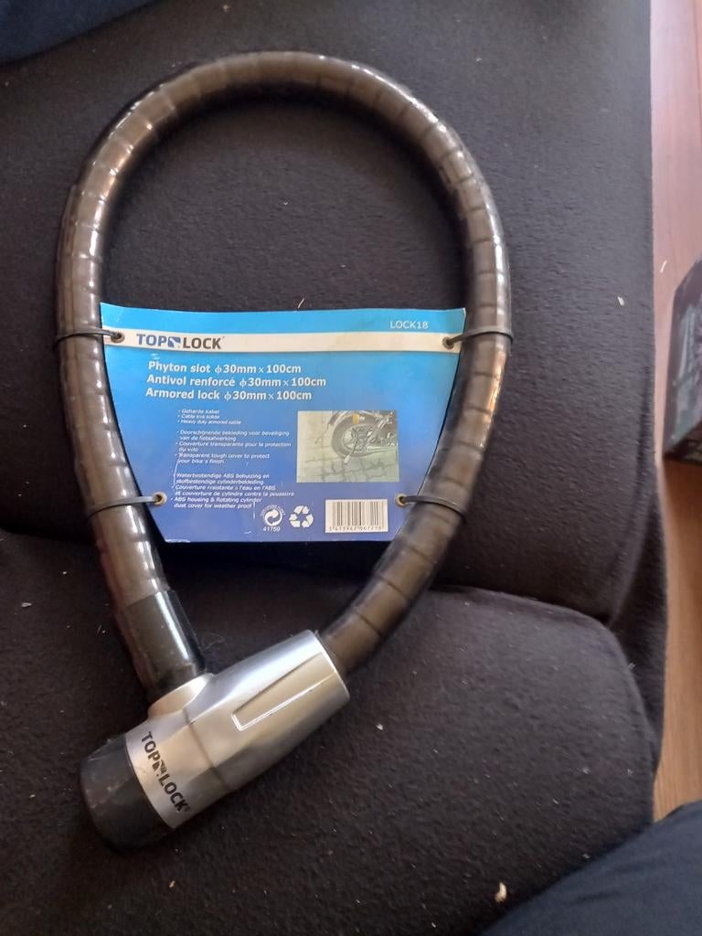 TOPLOCK Phyton slot Ø30mm x 100cm - Antivol renforcé, Ophalen of Verzenden