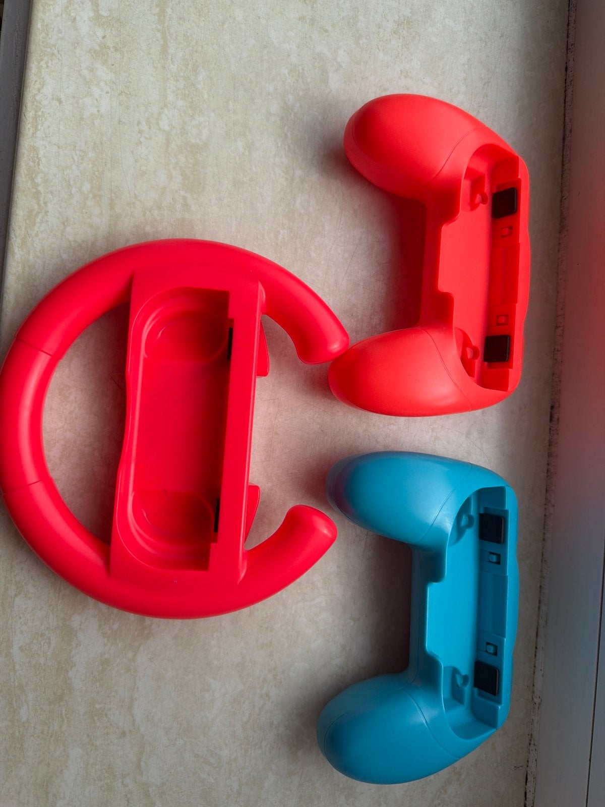 Nintendo Switch stuur en controller grips, Ophalen of Verzenden, Zo goed als nieuw