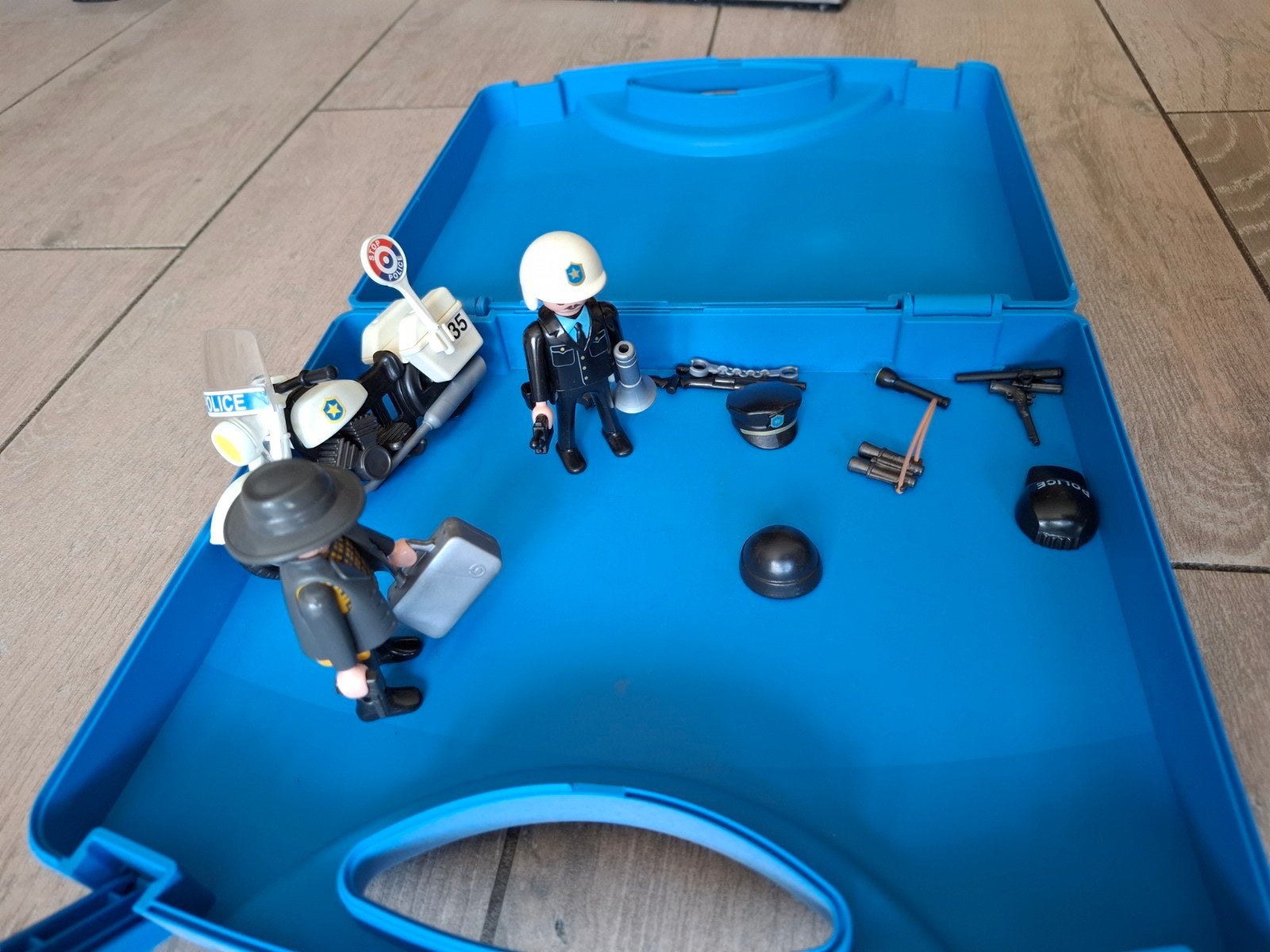 Playmobil Politie Koffer met Figuren en Accessoires, Ophalen of Verzenden, Gebruikt, Jongen of Meisje