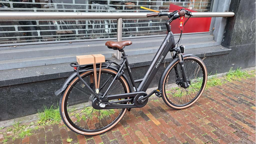 Fietshokje Houtplein: Raaks Belton Zwart E-Bike Nieuw!!, Fietsen en Brommers, Fietsen | Dames | Damesfietsen, Niet ingevuld, Nieuw
