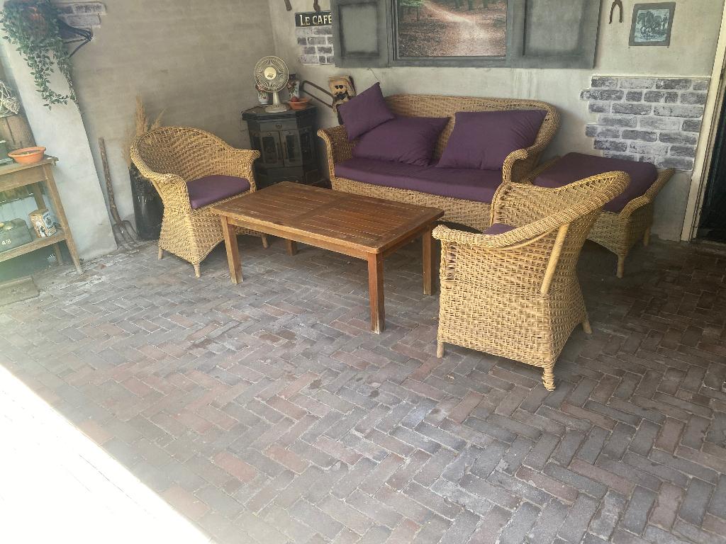 Z.g.a.n. Loungeset compleet, Ophalen, Kunststof, Gebruikt, 6 zitplaatsen