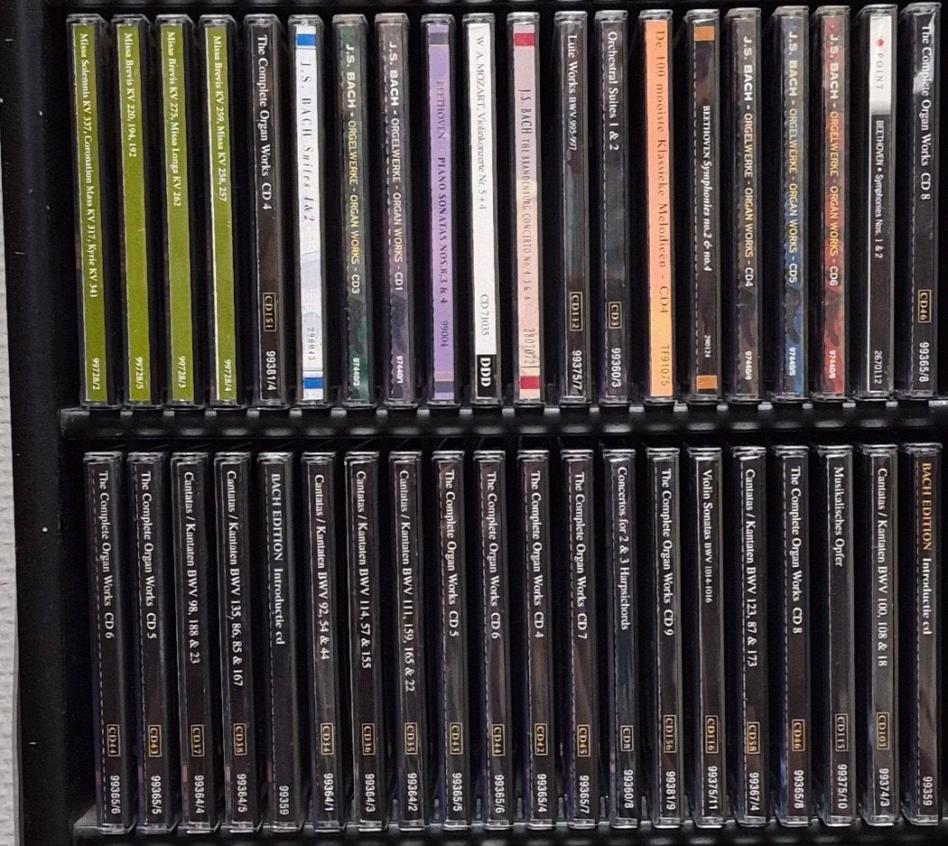 cd's Mozart, Bach, Beethoven en Händel, Verzamelen, Ophalen, Zo goed als nieuw