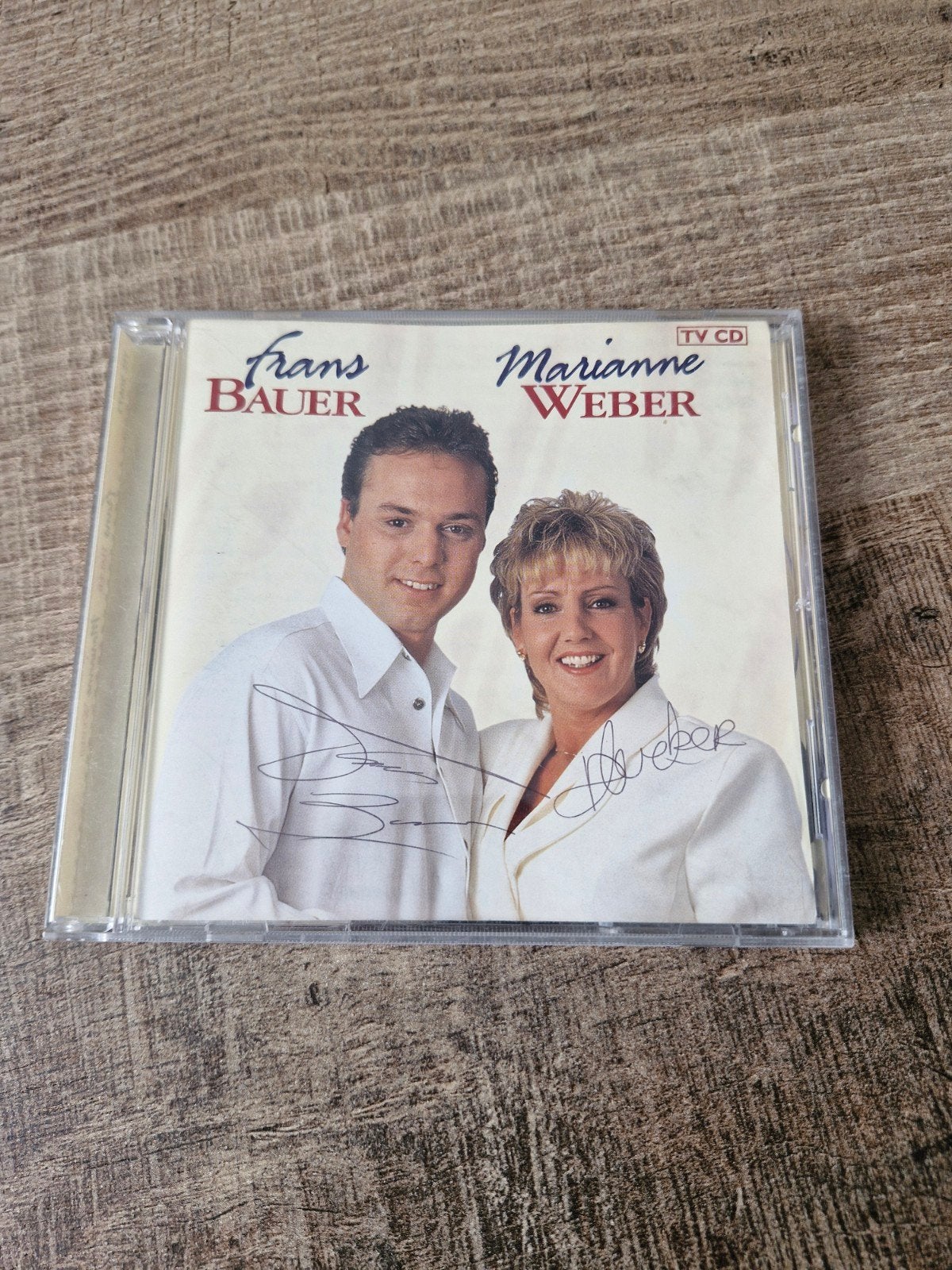 Frans Bauer & Marianne Weber - Gesigneerde CD, Ophalen of Verzenden, Zo goed als nieuw