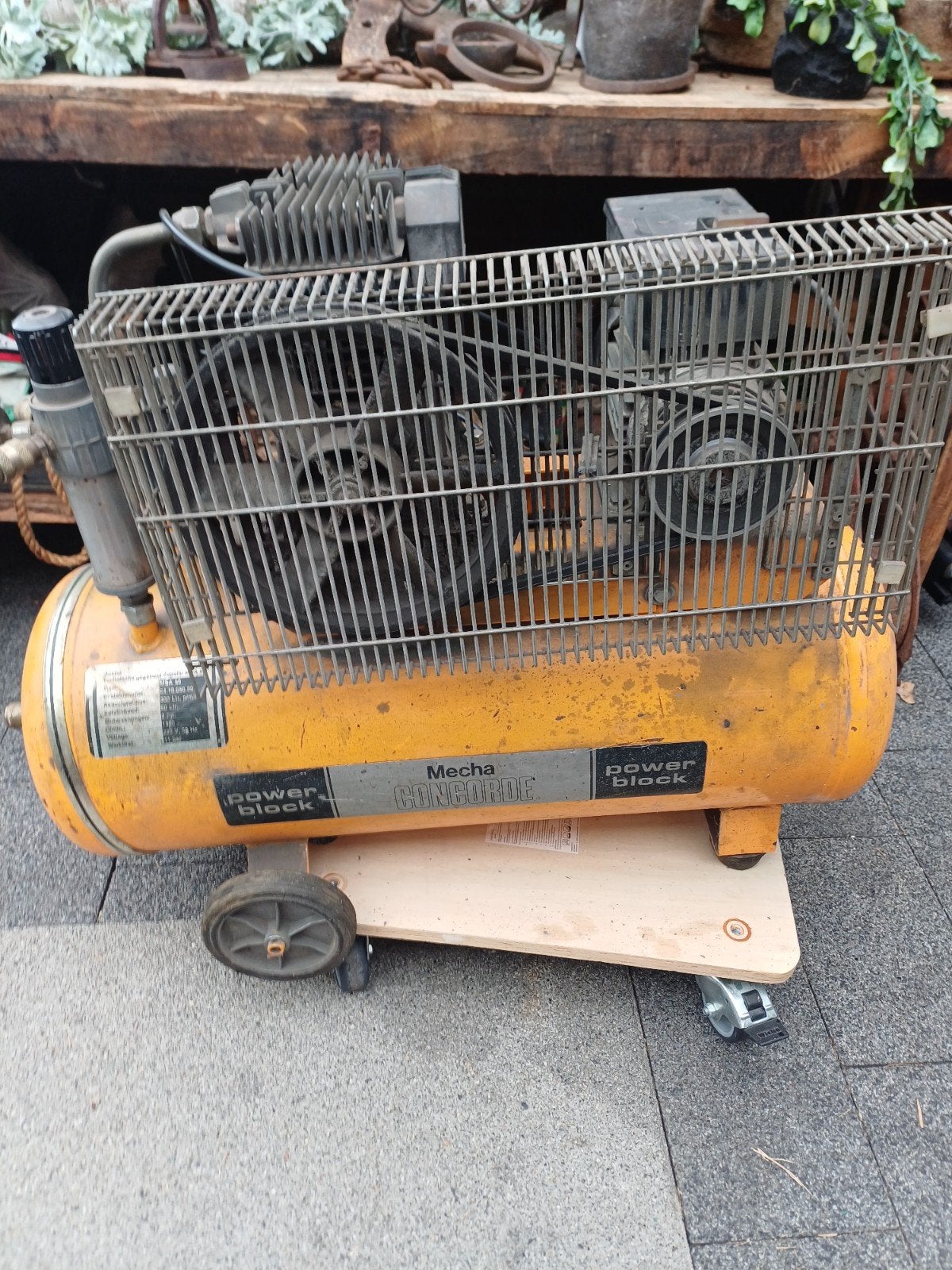 Mecha Concorde Zepplin MSA 50 Compressor, Ophalen, Gebruikt, 10 bar of meer, 25 tot 100 liter
